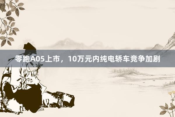 零跑A05上市，10万元内纯电轿车竞争加剧