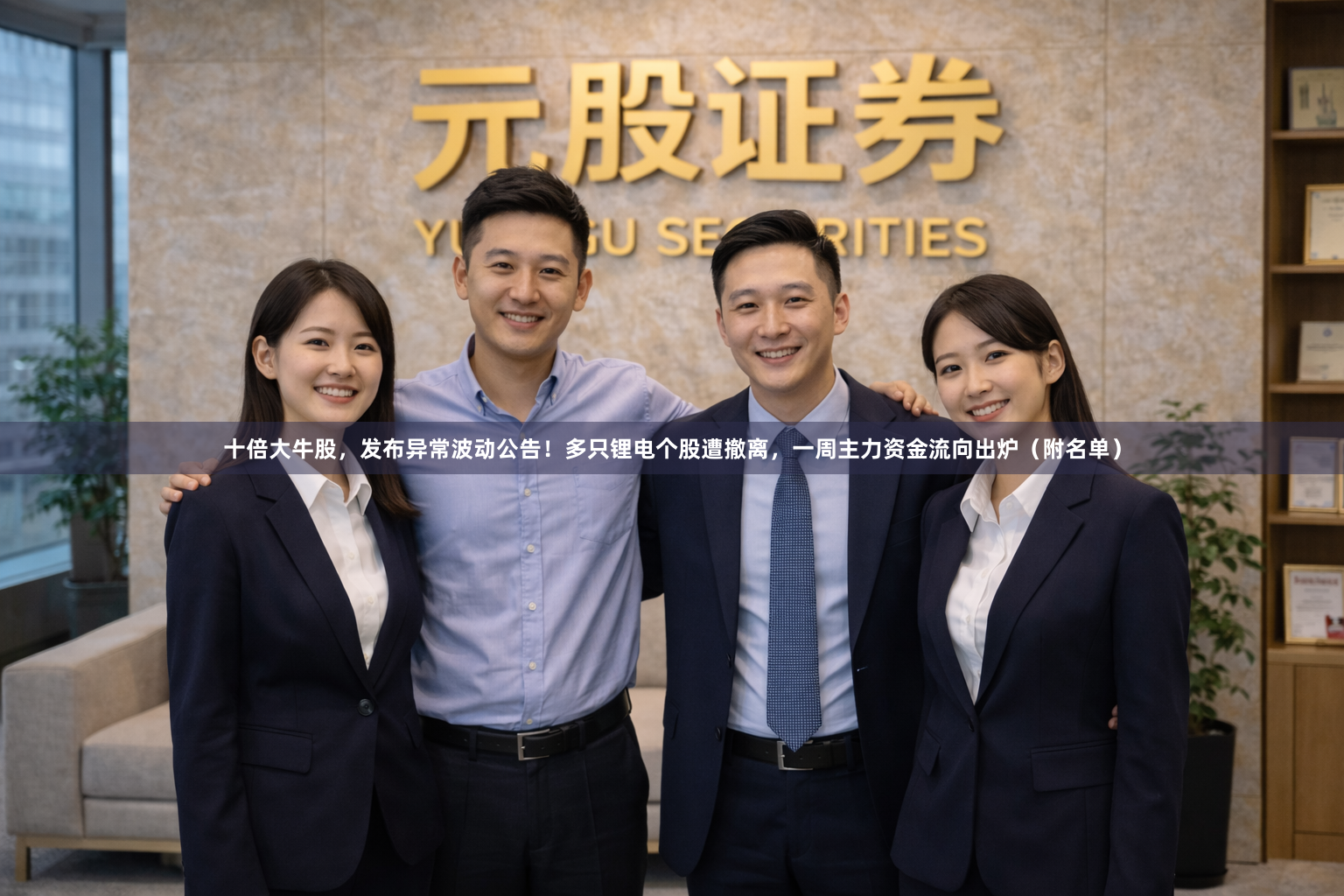 十倍大牛股，发布异常波动公告！多只锂电个股遭撤离，一周主力资金流向出炉（附名单）